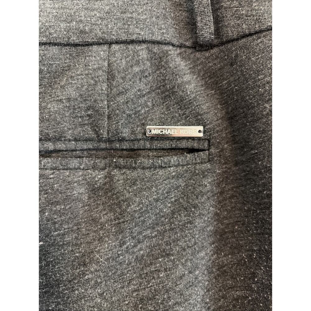 Michael by Michael Kors Pants Size 10 Gray Work Office Straight Leg - Picture 7 of 9